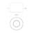 Cayne Acrylic LED Flush Mount