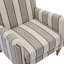 Fauteuil rembourré en polyester 28,3 po avec pieds en bois massif-1652228198