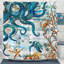 Rideau de douche avec crochets Ocean