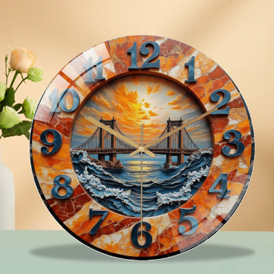 Horloge murale 12 po