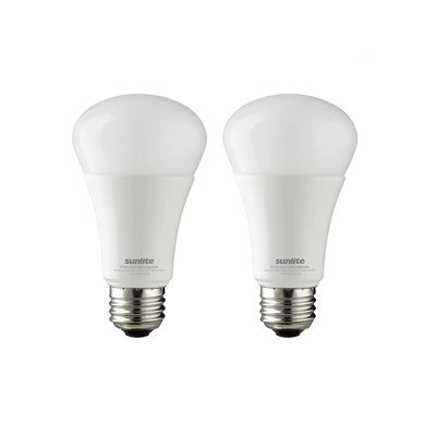 12 watts (équivalent à 75 watts), ampoule DEL A19 à intensité variable, blanc chaud E26 / culot moyen (standard)