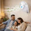 16" Oscillating Wall Fan wth Time