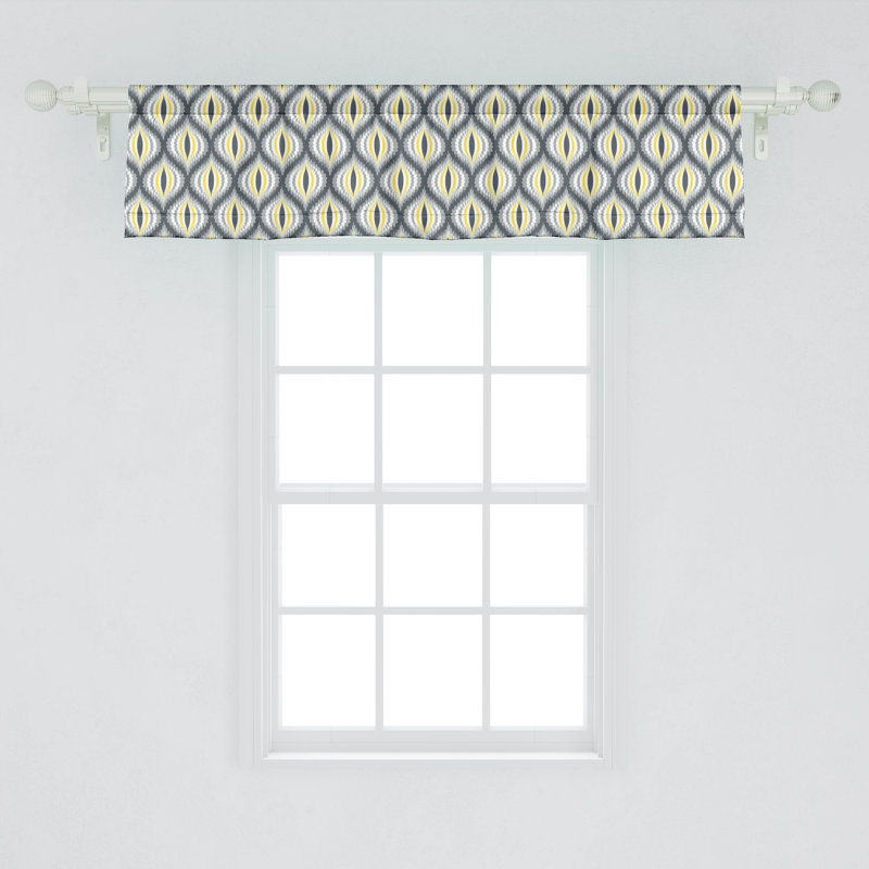 Ensemble de 2 cantonnières Ambesonne Ikat