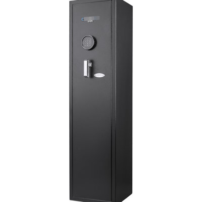 Approved Storage Safe 4.33 Cu Ft - Digital Keypad Lock. Accommodates Rifles, And Accessories. For Home Or Business Locations. Black Steel Construction Secure With Electronic Keypad. Spacious For &