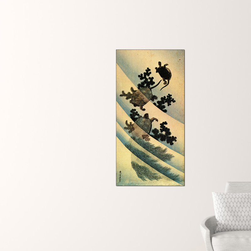Hokusai - Wrapped Canvas Painting, 100cm H x 50cm W x 1.8cm D