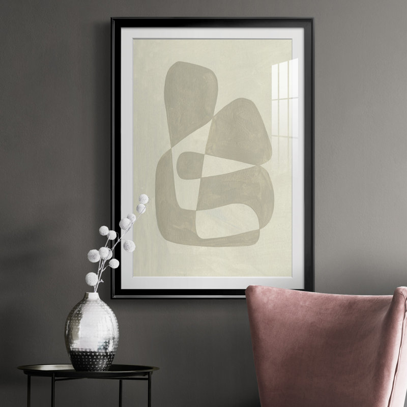 Soft Shape II - reproduction de cadre photo, Noir, H 42,5 po x l 30,5 po x P 1 po