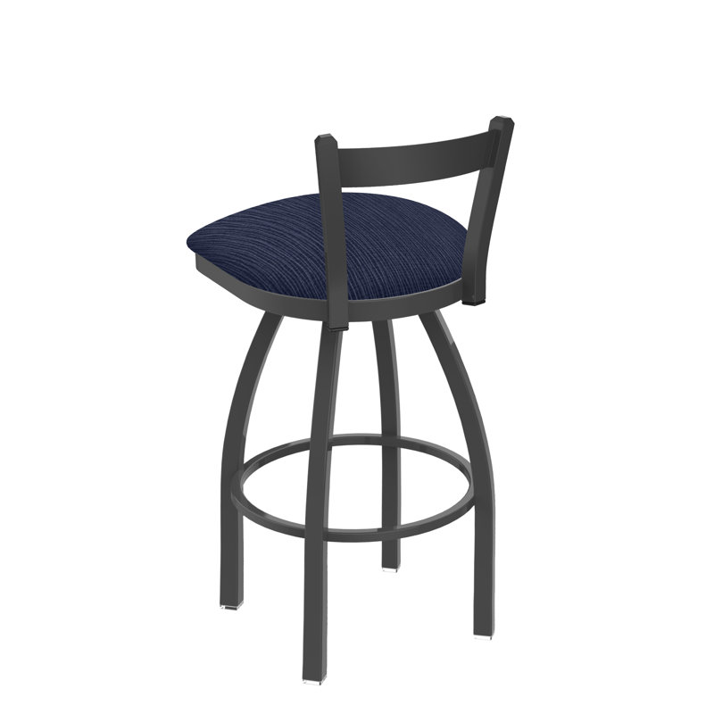 Tabouret de bar 821 Catalina, Ancre graphique, Étain, Tabouret de bar (assise de 30 po de hauteur)