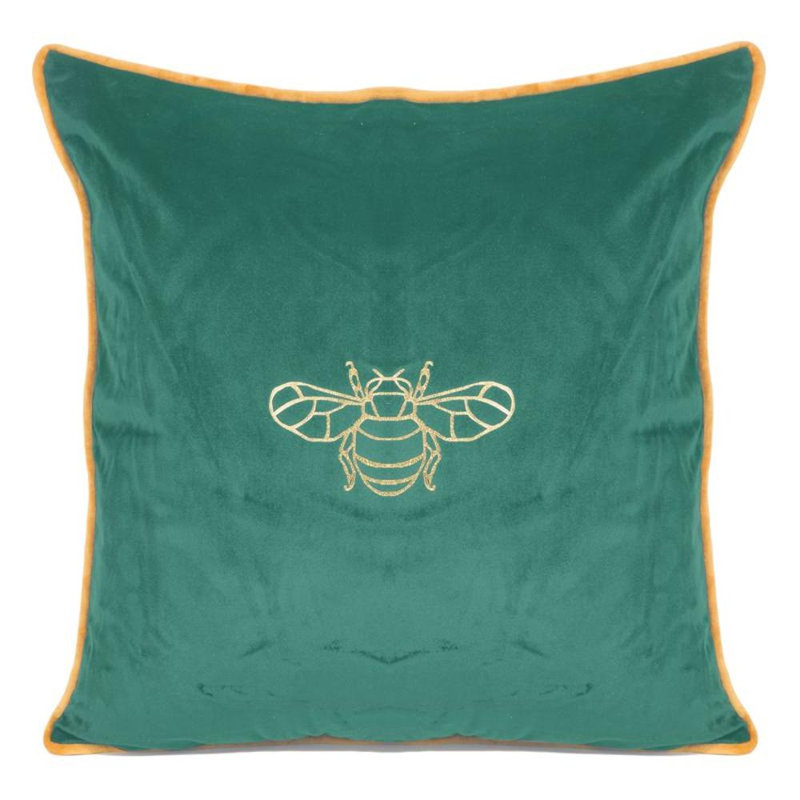 Urias Microfiber Pillow Case, Dark Green