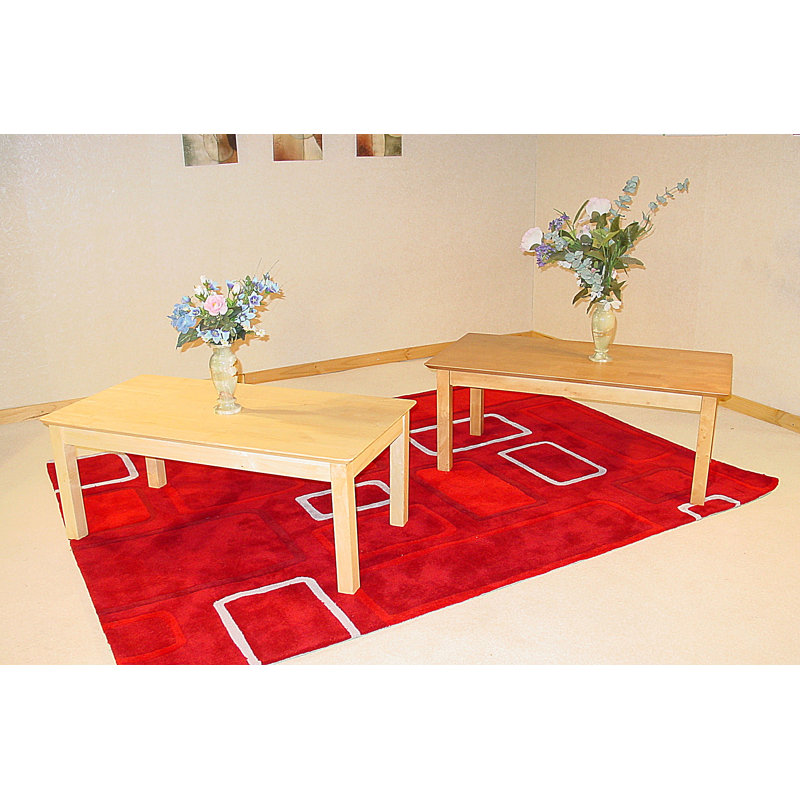 Nathaniel Solid Wood Four Leg Coffee Table