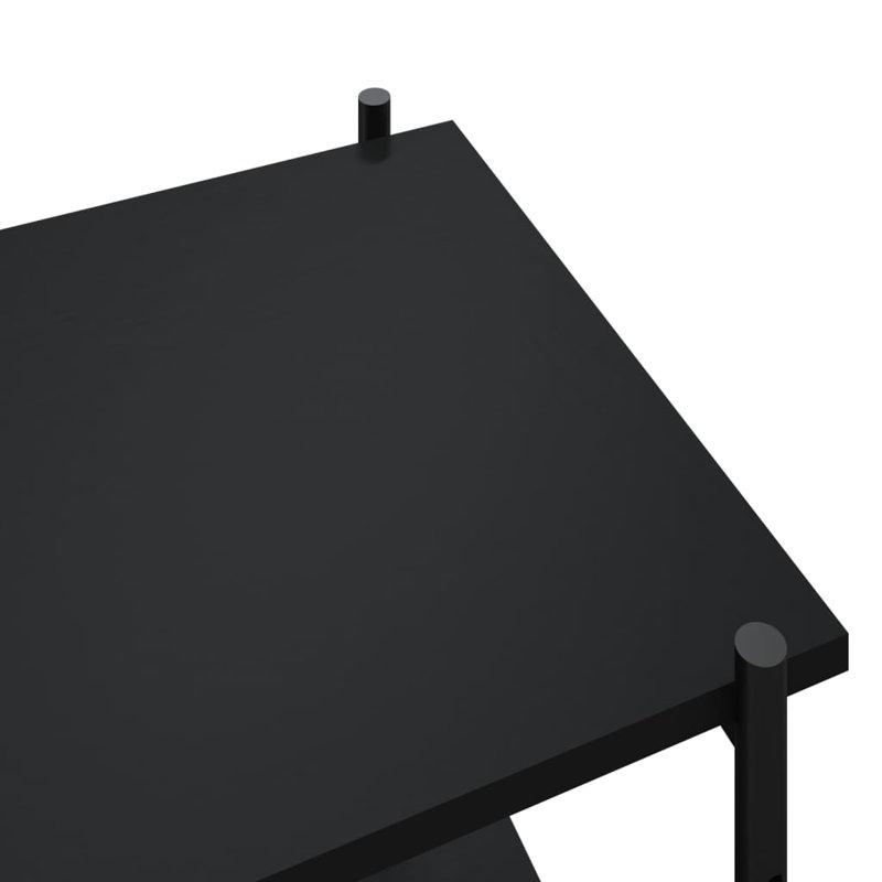 Luxullian 80cm W Steel Shelving Unit, Black