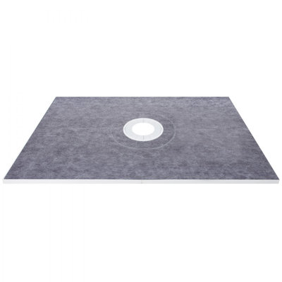 Ensemble de bordure de douche, bordure imperméable 48 po x 72 po avec bordure centrale en PVC 4 po