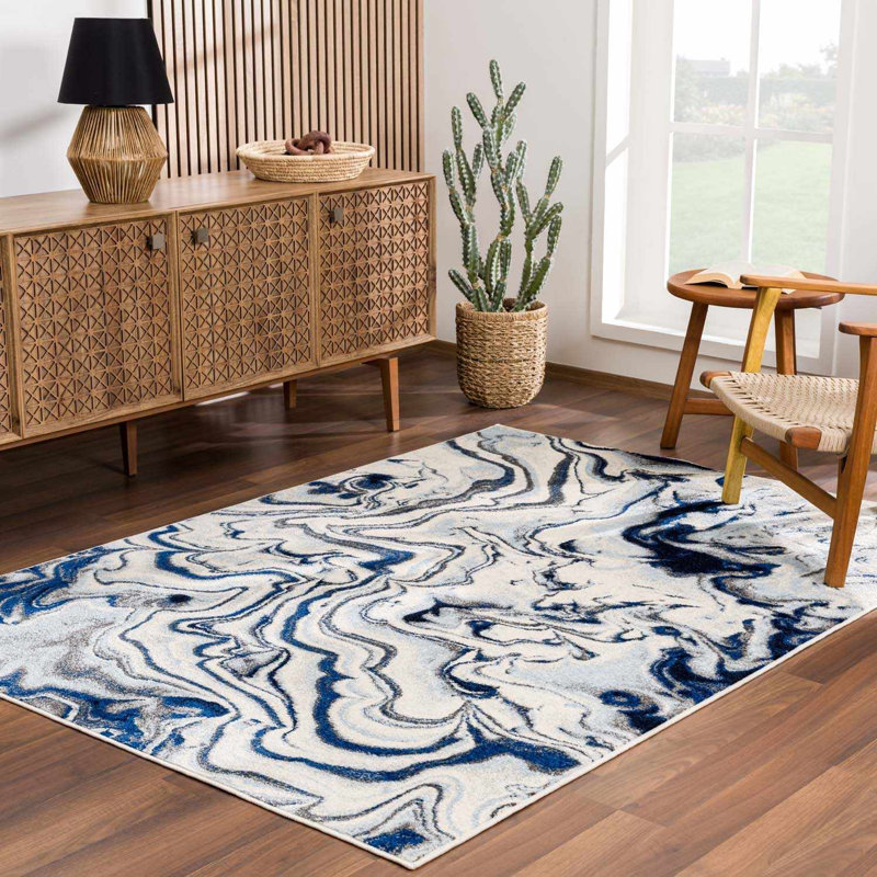 Pacheco Abstract Indoor Rug, Rectangle 7'10" x 10'3"