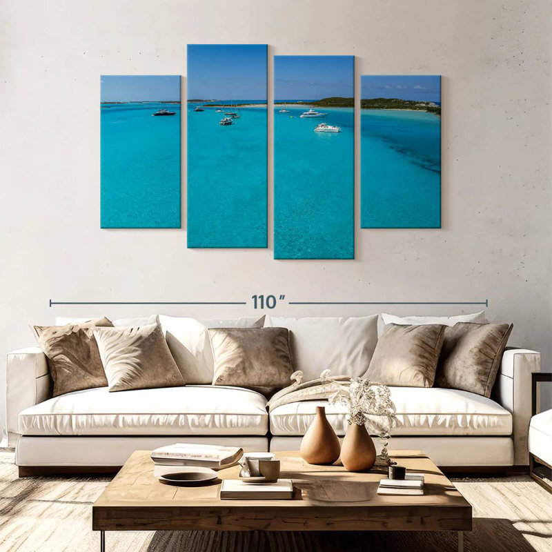 Gillard The Exumas Bahamas, H 54 po x l 84 po