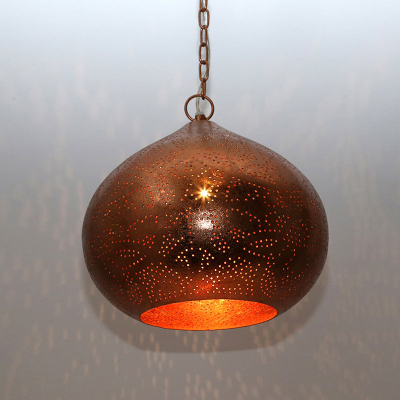 Cheatham 1 - Light Dome Pendant, Copper