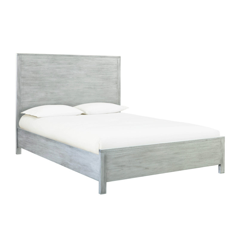 Platform Bed, Queen, Gray