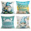 4 housses de coussin décoratives à motif océanique 4 pièces
