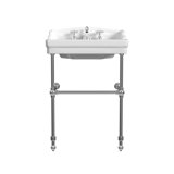 Cheviot Products Essex 24" Console Bathroom Sink with Overflow & Metal Base