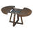 Tonecia 5-Piece Retro Style Functional Extendable Dining Set,Round Table with Leaf+4 Upholstered Chairs-115281015