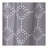 iDesign Geometric Fabric Dotted Shower Curtain Water-Resistant