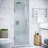 Fellow Series 70" Hinged Frameless Shower Door-20625441
