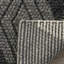 Tapis en laine / coton tissé à la main Rohan en gris / noir-19035019