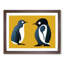 Young Penguins Abstract - Framed Print-2043635666-2043635678
