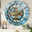Wall Clock 24" Round Oversized for Living Room decor with Real Moving Gears Canada Collection-101929731