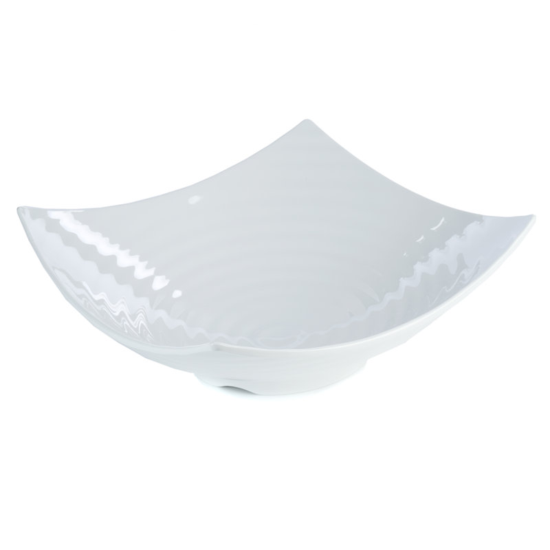 Orren Ellis Delavan Melamine Serving Bowl, 4" H x 12.5" W x 12.5" D