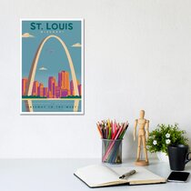 St. Louis Poster - Vintage Travel Digital Art by Jim Zahniser - Fine Art  America