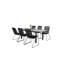 Jayesh 6 - Person Acacia Patio Dining Set with Extendable Rectangular Table