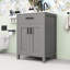 24" Bathroom Vanity Combo with Ceramic Sink, Drawer and Soft-Close Doors Cabient-1339330139