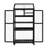 62Inch Height Wood Large Greenhouse Balcony Portable Cold Frame With Wheels And Adjustable Shelves For Outdoor Indoor Use-112301123