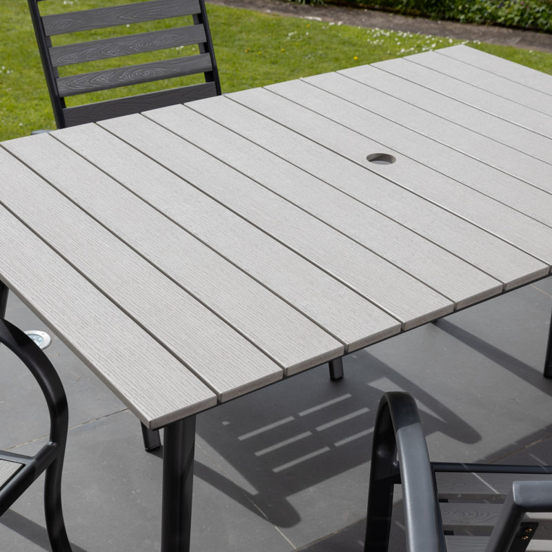 Maddin 4 - Person Patio Dining Set with Rectangular Table