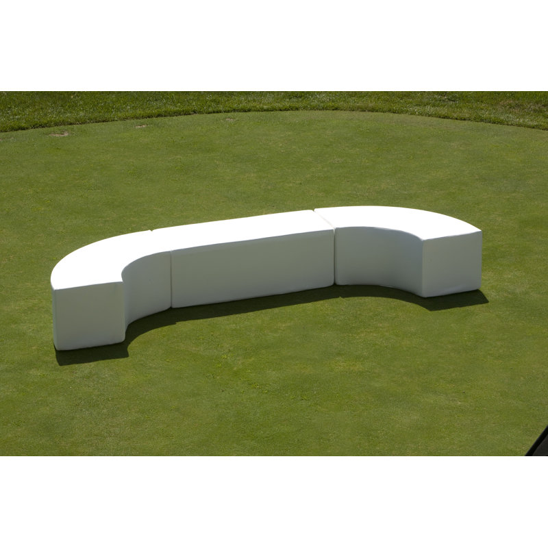 Plastic Picnic Bench, Chill White