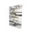 Black Stripes with Gold Splash - Abstract Office Canvas Decor