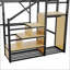 Grand lit mezzanine avec escalier-640579913-640579916