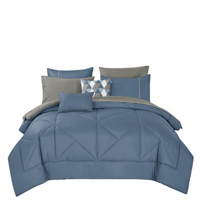 Yeshi Luxury 9-Piece Complete Bed-In-A-Bag Set