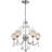 Bridget 5 - Light Crystal Classic Chandelier with Crystal Accents