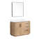 San 42'' Single Bathroom Vanity with Cultured Marble Top with Mirror