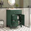 Meuble-lavabo moderne 24 po avec lavabo en céramique, meuble-lavabo pour salle de bain à 2 tiroirs-1905387040