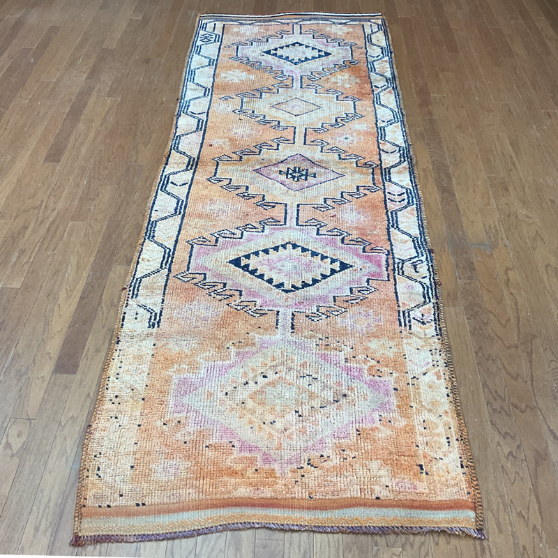 Tapis de couloir Oushak fabriqué à la main Bloomsbury Market