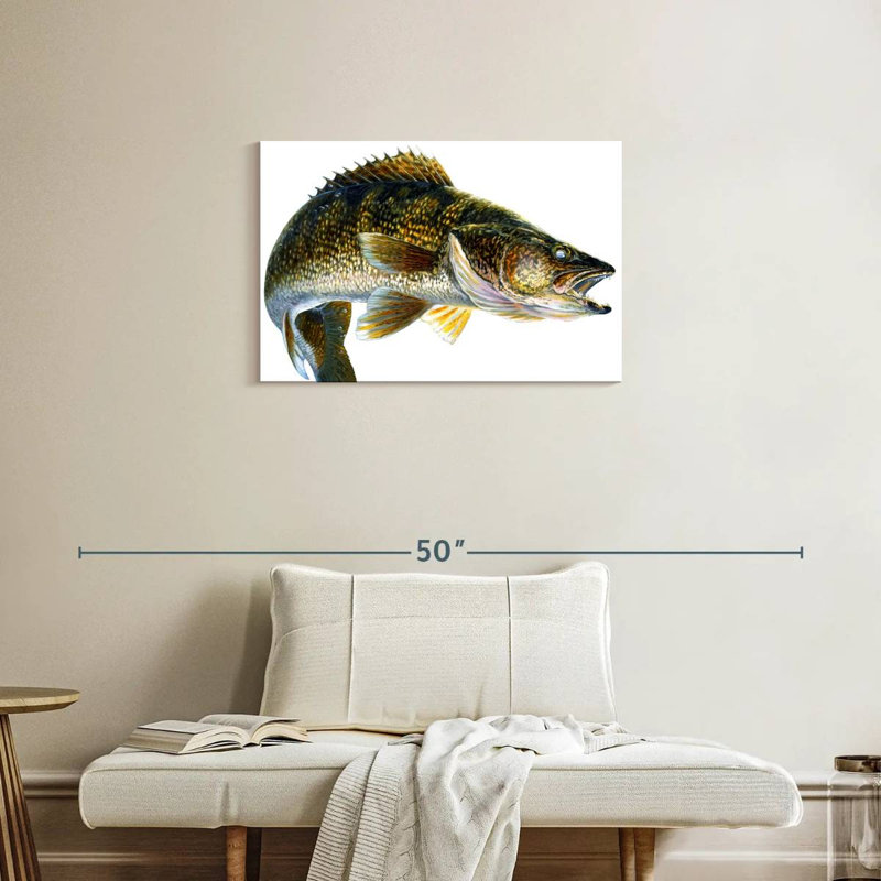 Break Line Walleye, 20" H x 30" W