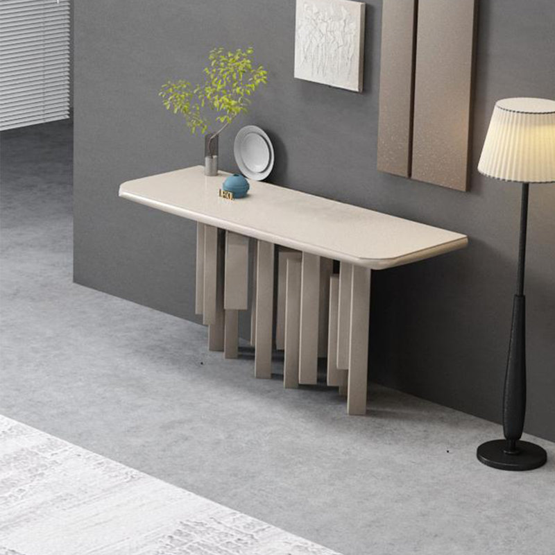Console Modern Minimalist Art, H 35,43 po x l 62,99 po x P 15,75 po, Beige