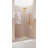 Halo 46.75 in. x 78 in. Frameless Glass Hinge Shower Door-90628376