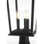 Lampadaire d'extérieur 9,5 pouces noir Deidra