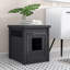 Table de bout pour litière Littof ECOFLEX en noir-136950926
