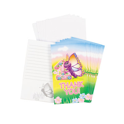 Paper Birthday Thank You Cards
