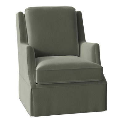 Savannah Upholstered Swivel Wingback Chair