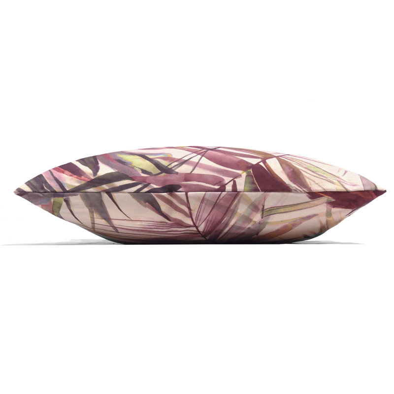 Floral Square Cushion, Spice, Feathers