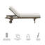 Chaise longue d'extérieur en teck Saratoga